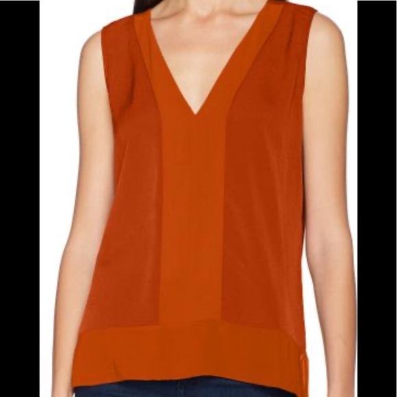 NWT French Connection Crepe Sleeveless Top XS